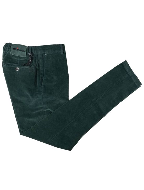 Kiton Kiton Green Cotton Ea Pants Green 000