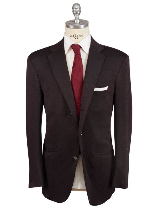 Kiton Kiton Brown Cashmere Silk Blazer Brown 000