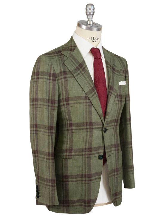 Kiton Kiton Multicolor Cashmere Silk Linen Blazer Multicolor 001