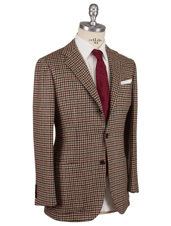 Kiton Kiton Multicolor Cashmere Vicuna Perù Silk Blazer Multicolor 001