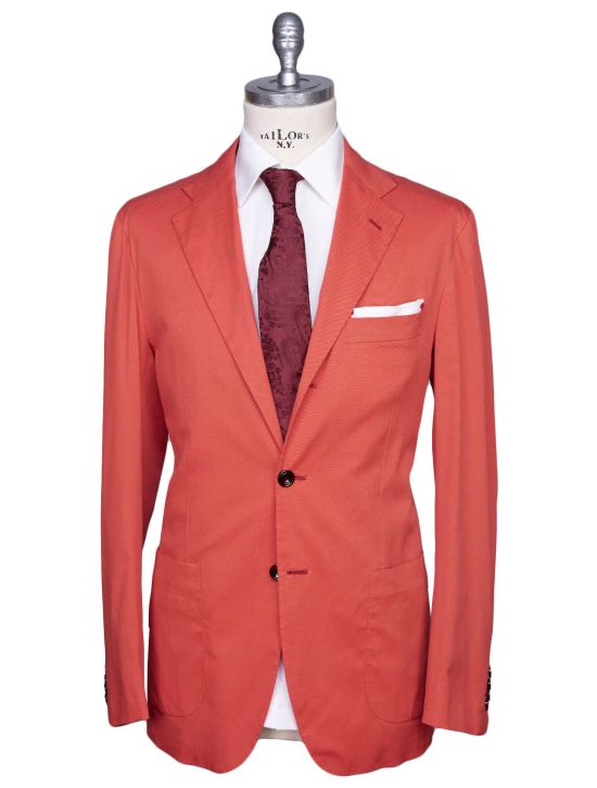 Kiton Kiton Red Lyocell Ea Blazer Red 000