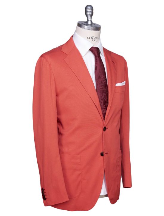 Kiton Kiton Red Lyocell Ea Blazer Red 001