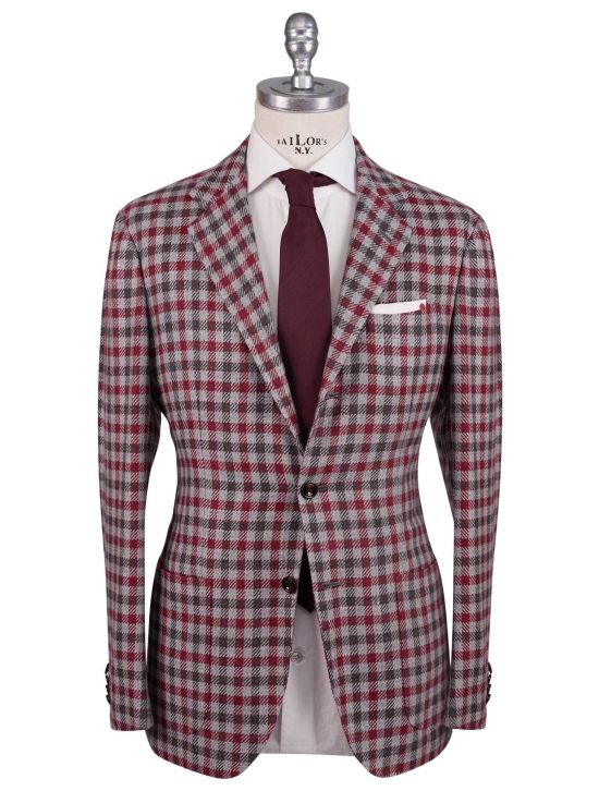 Kiton Kiton Multicolor Silk Cashmere Blazer Multicolor 000