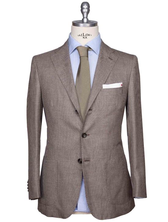 Kiton Kiton Brown Virgin Wool Blazer Brown 000