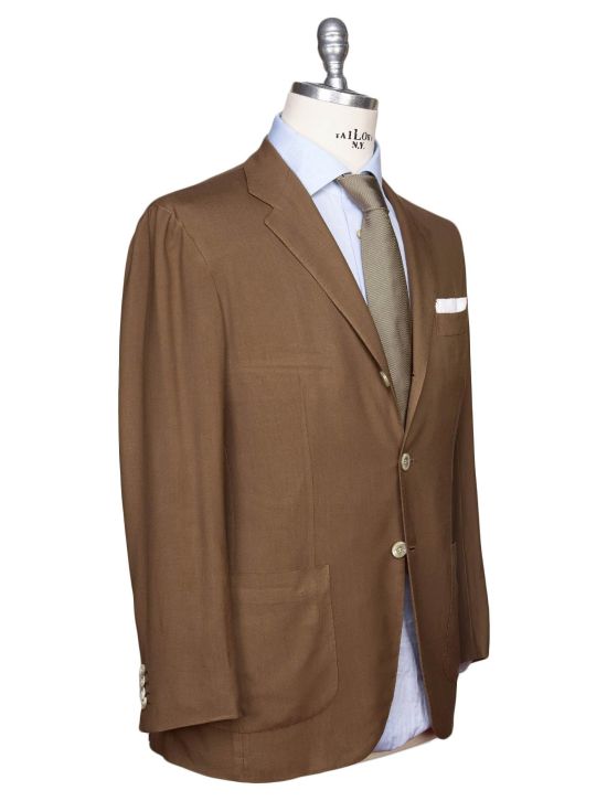 Kiton Kiton Brown Cashmere Blazer Brown 001