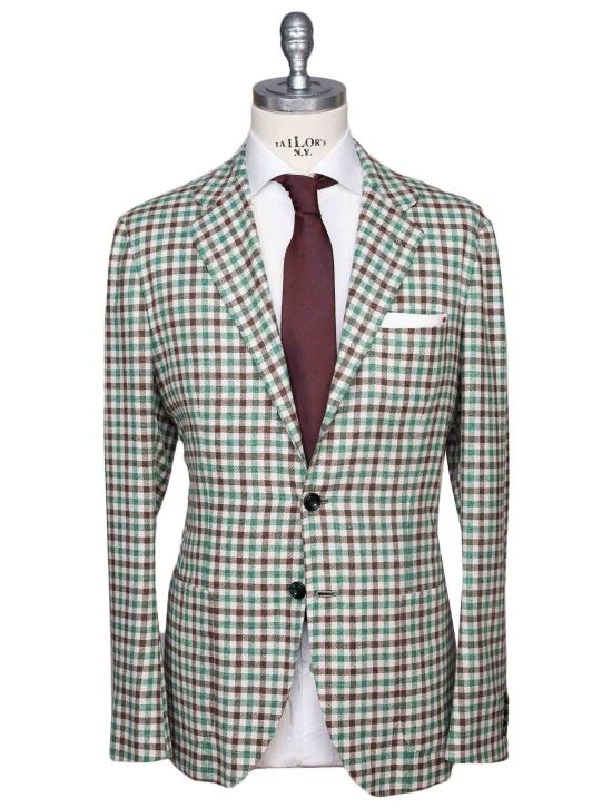 Kiton Kiton Multicolor Cashmere Cotton Silk Virgin Wool Pa Blazer Multicolor 000