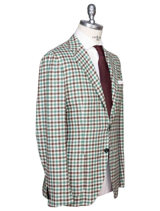 Kiton Kiton Multicolor Cashmere Cotton Silk Virgin Wool Pa Blazer Multicolor 001