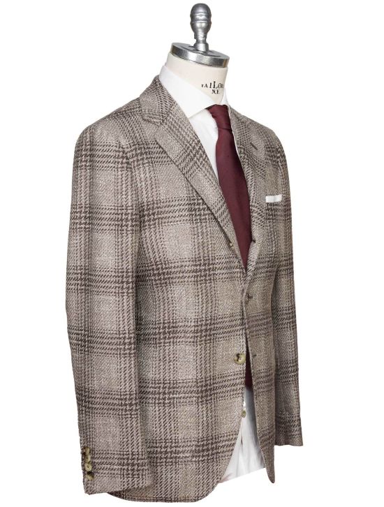 Kiton Kiton Multicolor Cashmere Linen Cotton Silk  Blazer Multicolor 001