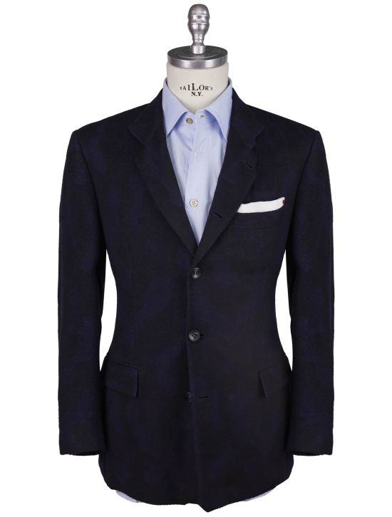 Kiton Kiton Blue Vicuna Peru Silk Blazer Blue 000