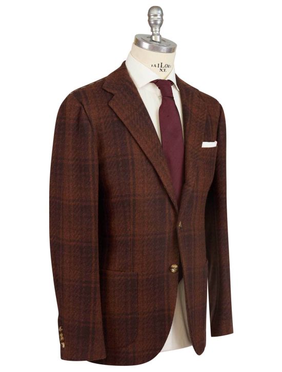 Kiton Kiton Brown Cashmere Blazer Brown 001