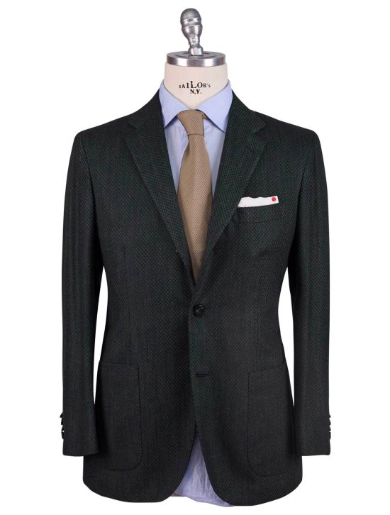 Kiton Kiton Green Cashmere Blazer Green 000