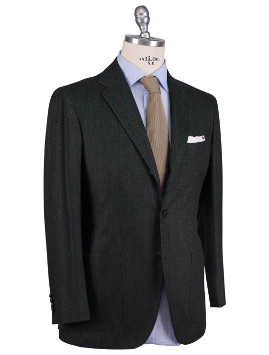 Kiton Kiton Green Cashmere Blazer Green 001