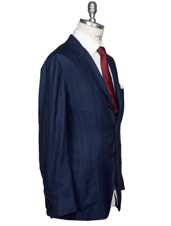 Kiton Kiton Blue Vicuna Peru Cashmere Silk Blazer Blue 001