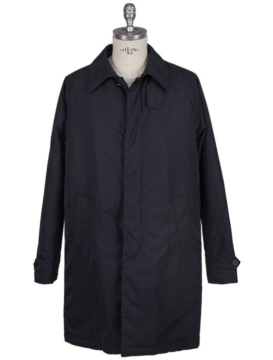 KNT Kiton Knt Blue PL Overcoat Blue 000