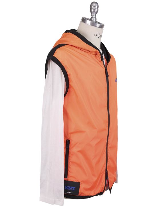 KNT Kiton Knt Black Orange Pa Vest Black / Orange 001