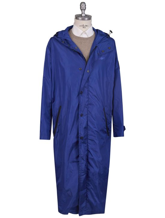 KNT Kiton Knt Blue PA Overcoat Blue 000