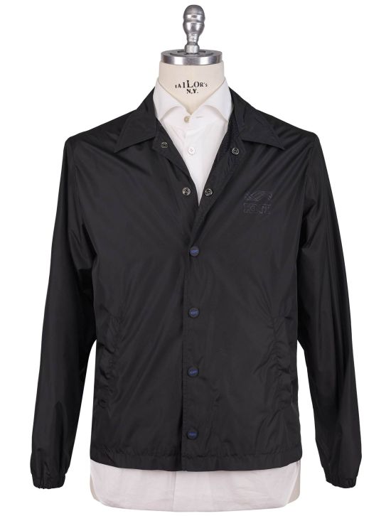 KNT Kiton Knt Black PA Coat Black 000