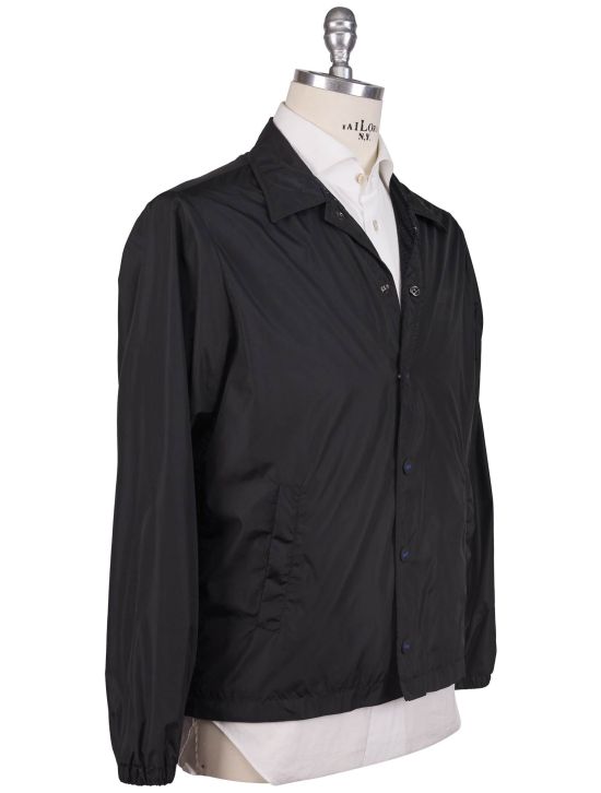 KNT Kiton Knt Black PA Coat Black 001