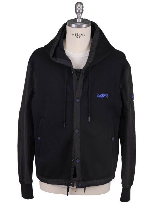 KNT Kiton Knt Black Modal PA Coat Black 000