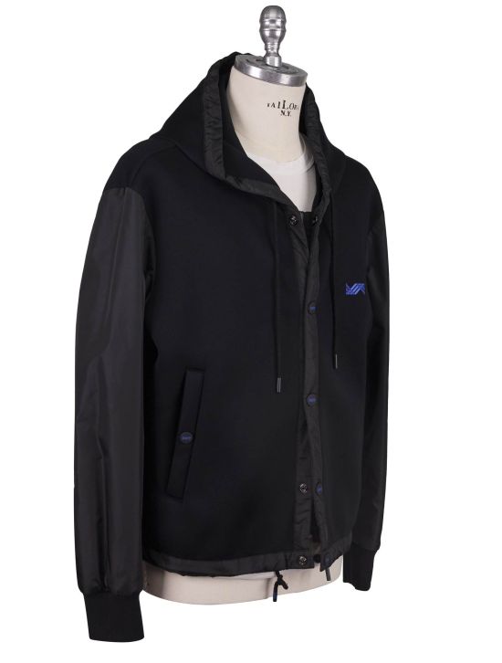 KNT Kiton Knt Black Modal PA Coat Black 001