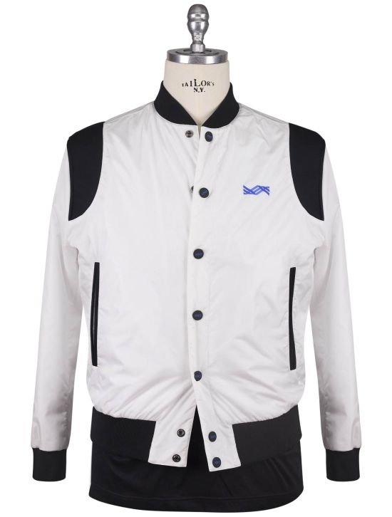 KNT Kiton Knt White Black PA Coat White / Black 000