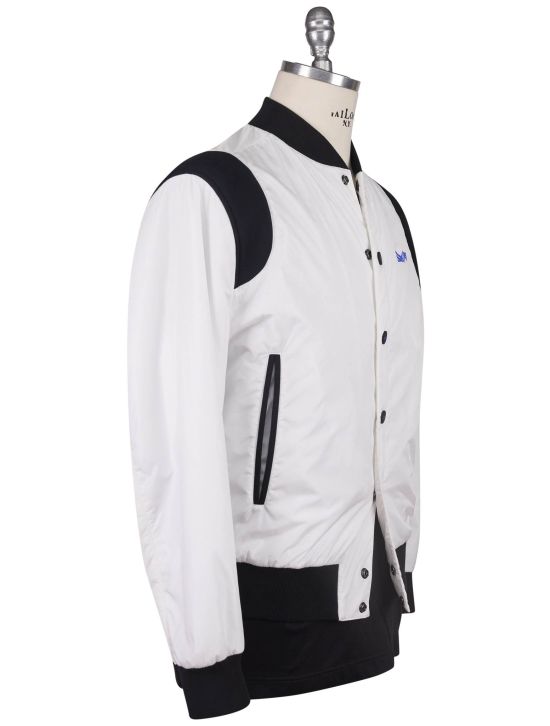 KNT Kiton Knt White Black PA Coat White / Black 001