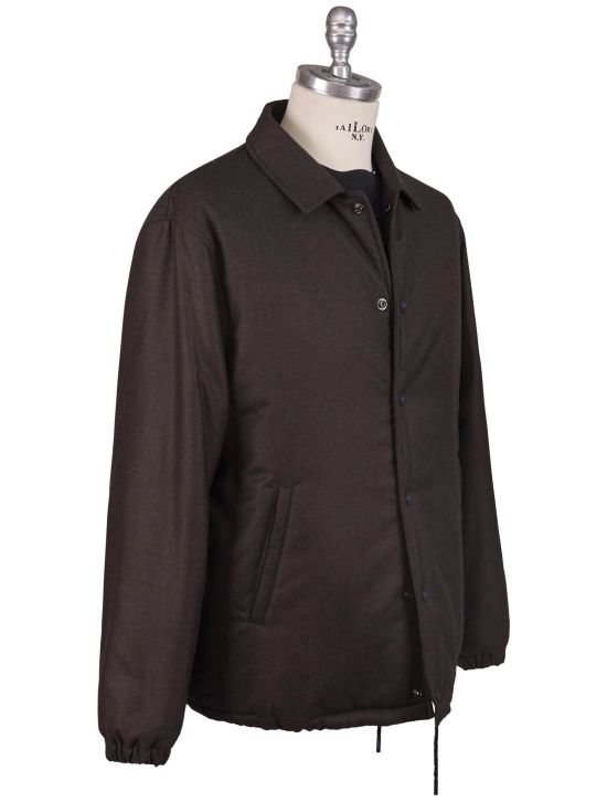 KNT Kiton Knt Brown PA Coat Brown 001