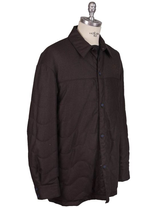 KNT Kiton Knt Brown PA Coat Brown 001