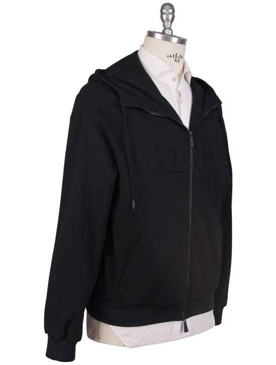 Kiton Kiton Knt Black Pa Coat Black 001