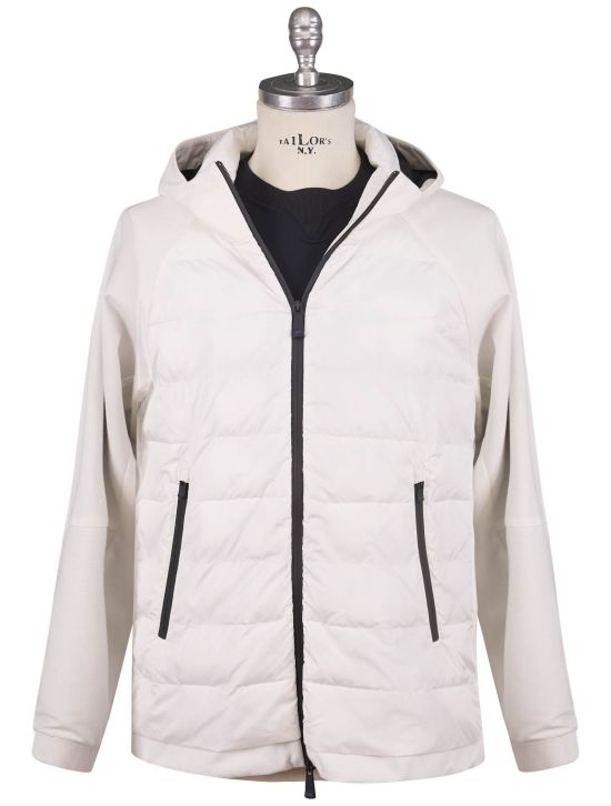 KNT Kiton Knt White PA Coat White 000