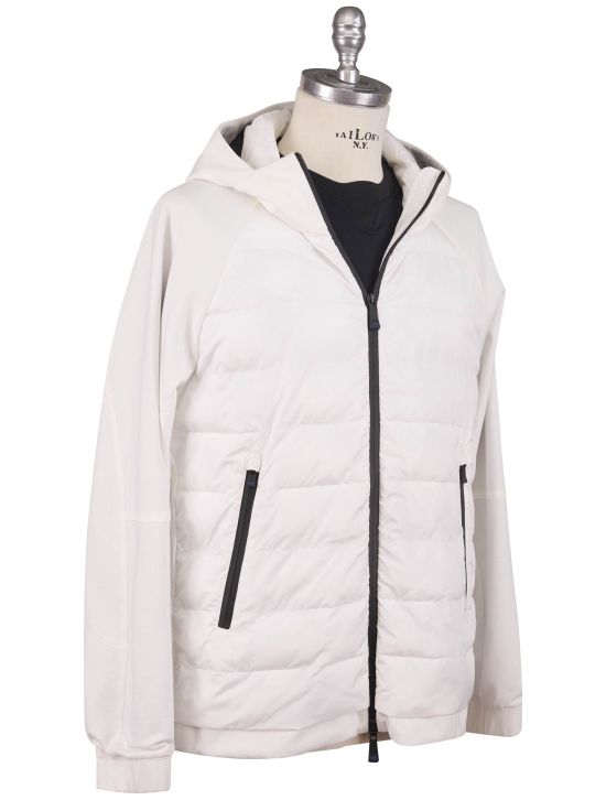 KNT Kiton Knt White PA Coat White 001