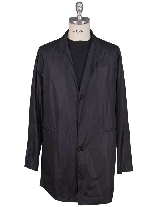 KNT Kiton Knt Black PA Coat Black 000