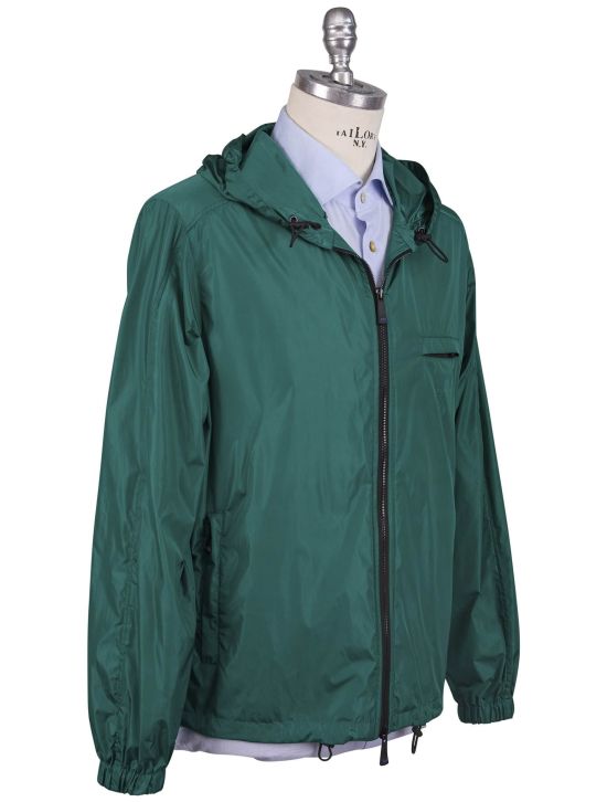 KNT Kiton Knt Green PA Coat Green 001