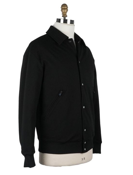 KNT KNT Kiton Black Viscose Pa Ea Coat Special Edition Black 001