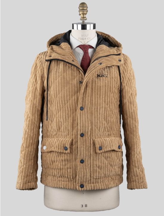 KNT KNT Kiton Beige Pl Pa Coat Velvet Beige 000