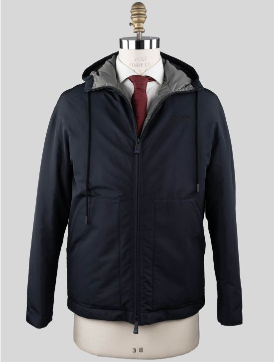 KNT KNT Kiton Blue Navy Pl Coat Blue Navy 000