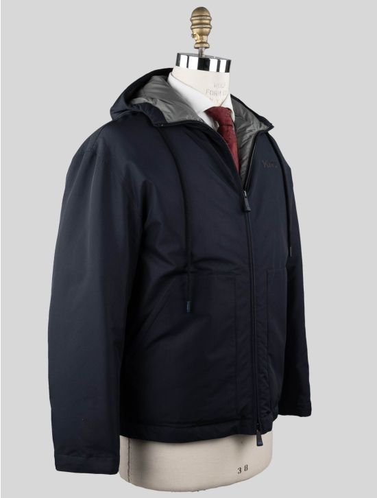 KNT KNT Kiton Blue Navy Pl Coat Blue Navy 001