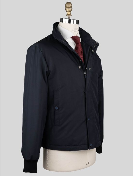 KNT KNT Kiton Blue Navy Pl Coat Blue Navy 001