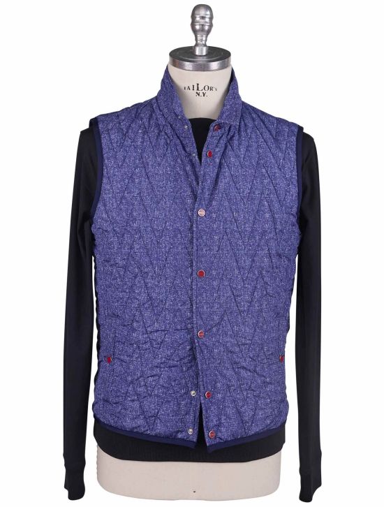 Kiton Kiton Blue Pl Vest Blue 000