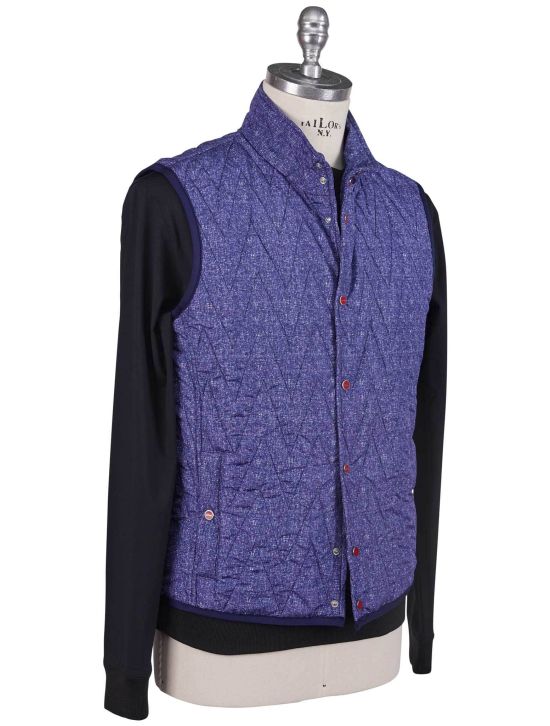 Kiton Kiton Blue Pl Vest Blue 001