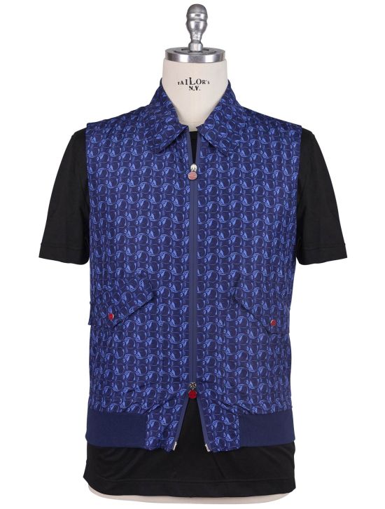 Kiton Kiton Blue Pl Vest Blue 000