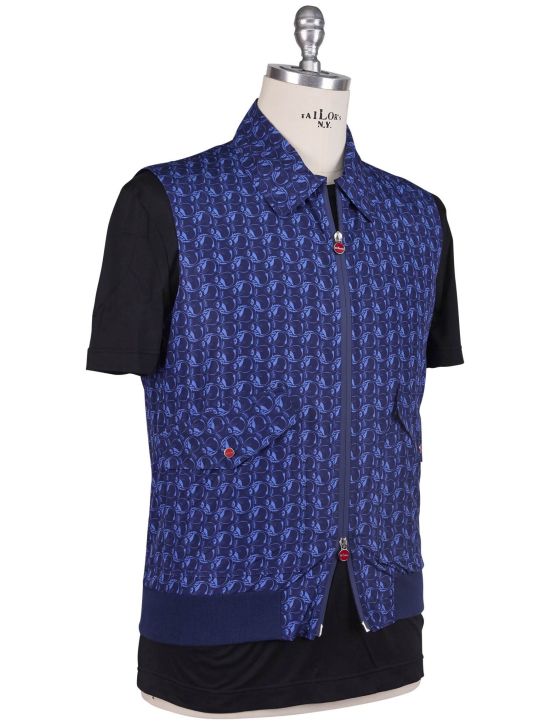 Kiton Kiton Blue Pl Vest Blue 001