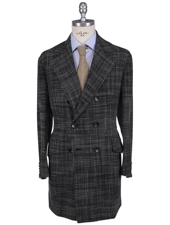 Kiton Kiton Multicolor Cashmere Silk Overcoat Multicolor 000