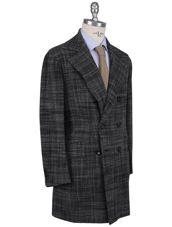 Kiton Kiton Multicolor Cashmere Silk Overcoat Multicolor 001