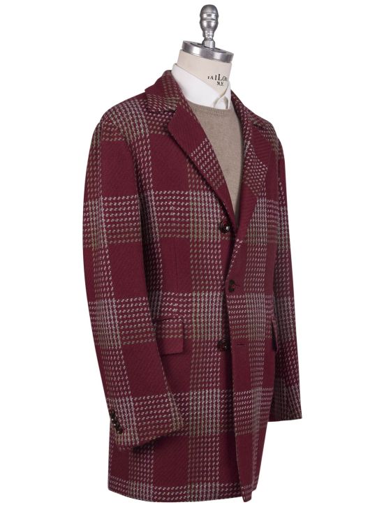 Kiton Kiton Multicolor Cashmere Overcoat Multicolor 001