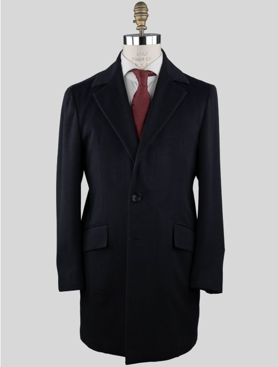 Kiton Kiton  Blue Vicuna Perù Overcoat Blue 000