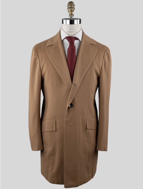 Kiton Kiton Beige Vicuna Perù Overcoat Beige 000