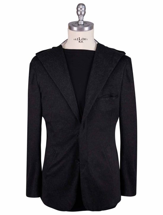 KNT Kiton Knt Gray Cotton Cashmere Pa Blazer MOD. King Gray 000