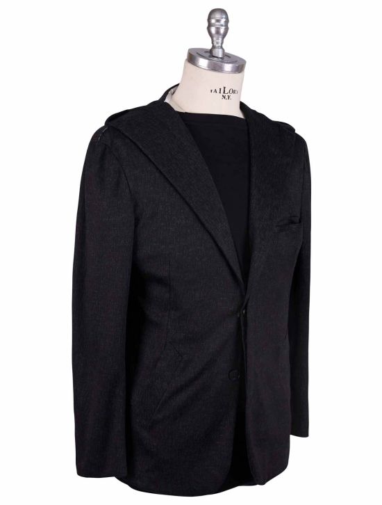 KNT Kiton Knt Gray Cotton Cashmere Pa Blazer MOD. King Gray 001