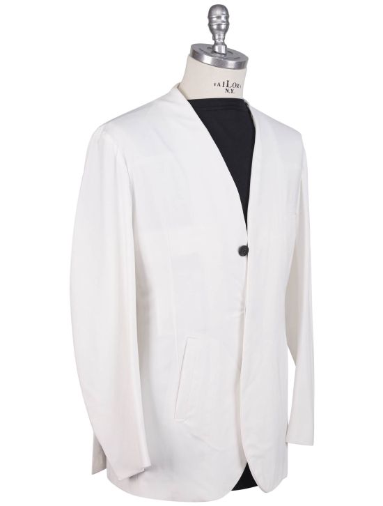 KNT Kiton Knt White Pa Ea Suit Mod. Freedom White 001